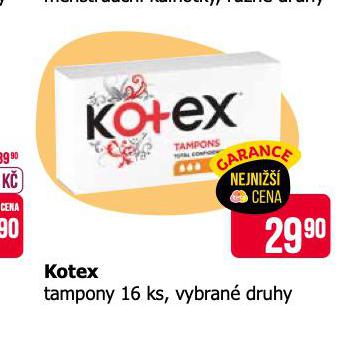 KOTEX TAMPONY