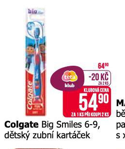 COLGATE DTSK ZUBN KARTEK