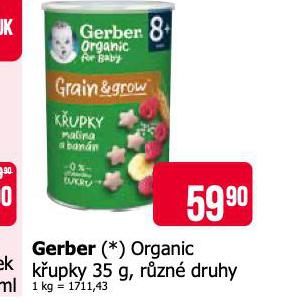 GERBER ORGANIC KUPKY