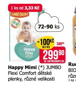 HAPPY MIMI JUMBO FLEXI COMFORT DTSK PLENKY