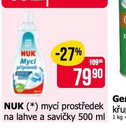 NUK MYC PROSTEDEK NA LAHVE A SAVIKY