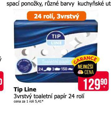 TIP LINE TOALETN PAPR