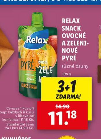 RELAX SNACK OVOCN A ZELENINOV PYR