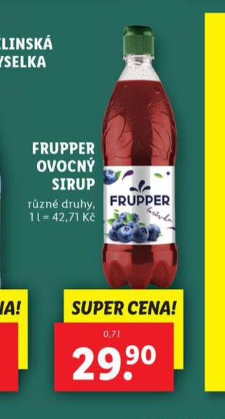 FRUPPER OVOCN SIRUP