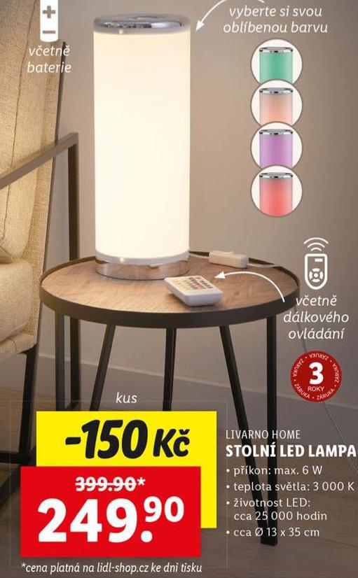 STOLN LED LAMPA