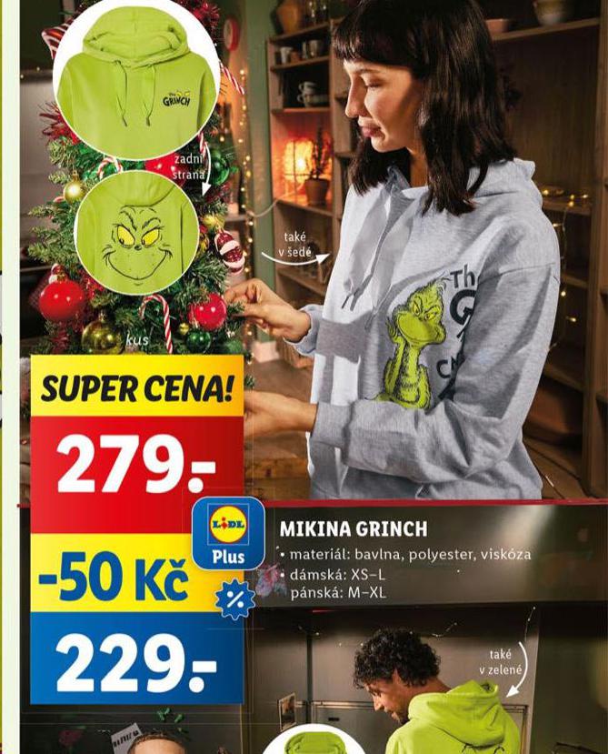 MIKINA GRINCH