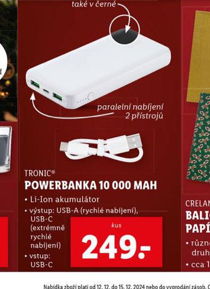 POWERBANKA 10000 mAh