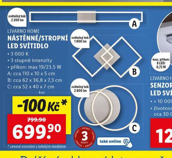 NSTNN / STROPN LED SVTIDLO