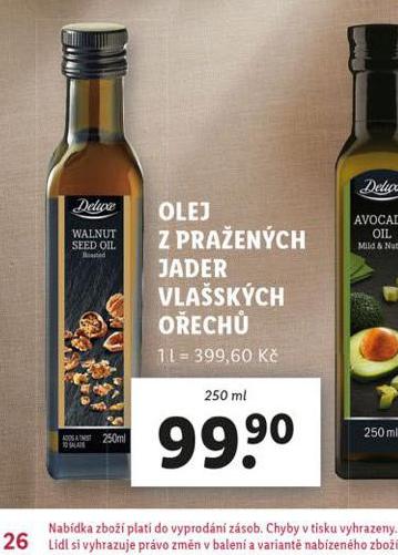 OLEJ Z PRAENCH JADER VLASKCH OECH