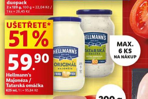 HELLMANNS TATARSK OMKA, MAJONZA