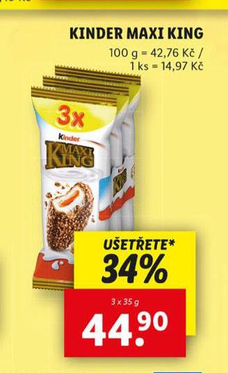 KINDER MAXI KING