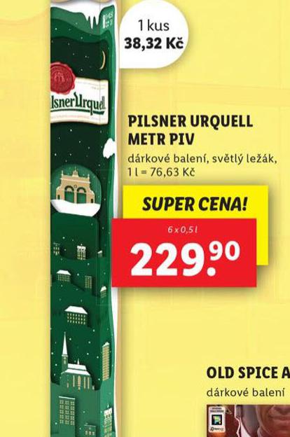 PIVO PILSNER URQUELL METR