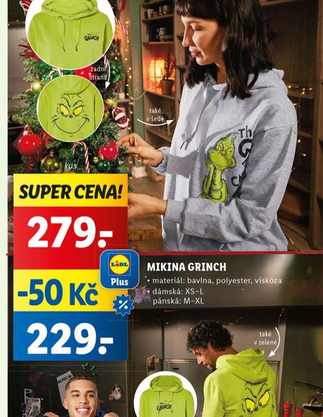 MIKINA GRINCH