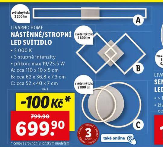 NSTNN / STROPN LED SVTIDLO