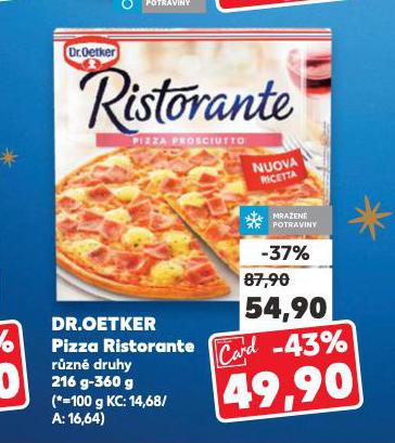 DR. OETKER PIZZA RISTORANTE