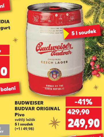 PIVO BUDWEISER BUDVAR