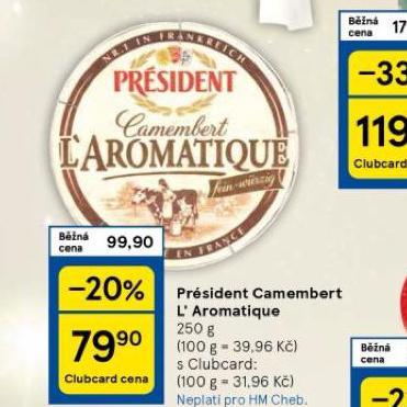 PRSIDENT CAMEMBERT LAROMATIQUE