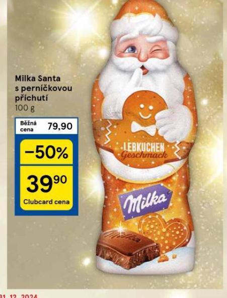 MILKA SANTA S PERNKOVOU PCHUT