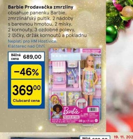 BARBIE PRODAVAKA ZMRZLINY