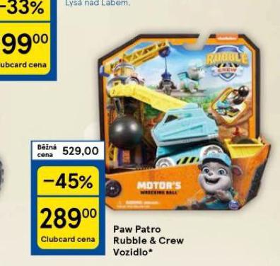 PAW PATROL RUBBLE & CREW VOZIDLO