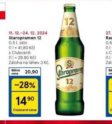 PIVO STAROPRAMEN 12