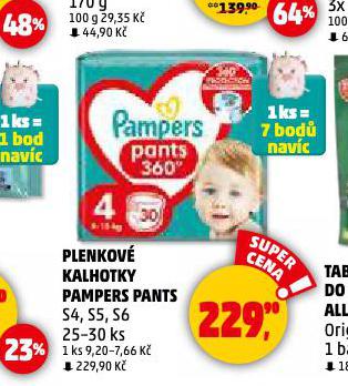 PAMPERS PLENKOV KALHOTKY