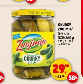 OKURKY ZNOJMIA