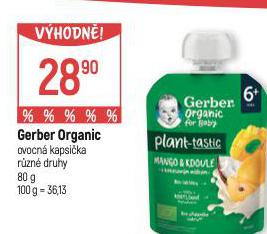 GERBER ORGANIC OVOCN KAPSIKA