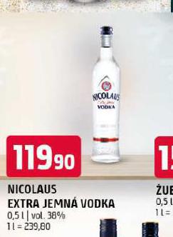 NICOLAUS EXTRA JEMN VODKA