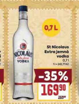 ST NICOLAUS EXTRA JEMN VODKA