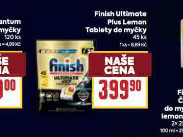 FINISH ULTIMATE PLUS LEMON TABLETY DO MYKY