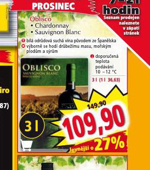 OBLISCO CHARDONNAY