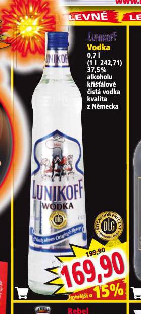 LUNIKOF VODKA