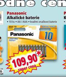 PANASONIC ALKALICK BATERIE