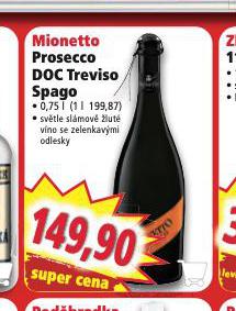 MIONETTO PROSECCO DOC TREVISO SPAGO