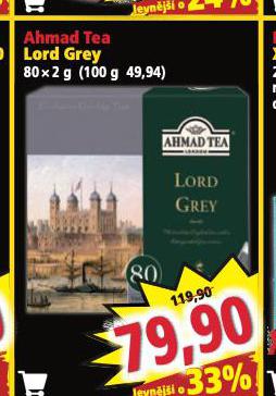 AHMAD TEA LORD GREY