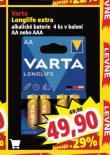 VARTA LONGLIFE EXTRA ALKALICK BATERIE