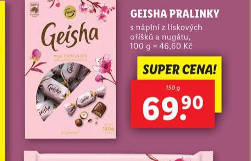 GEISHA PRALINKY