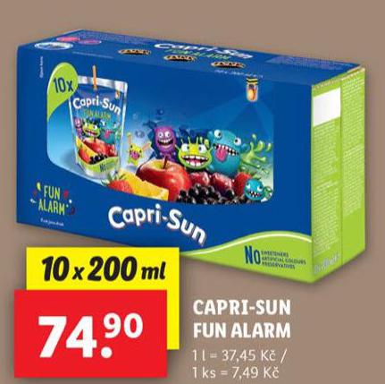 CAPRI SUN FUN ALARM