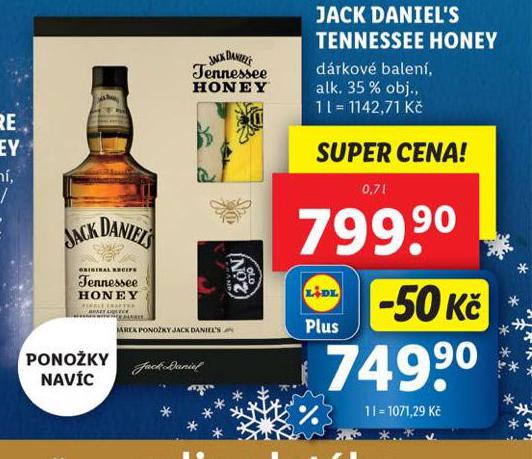 JACK DANIELS TENNESSEE HONEY