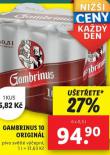 PIVO GAMBRINUS ORIGINL 10