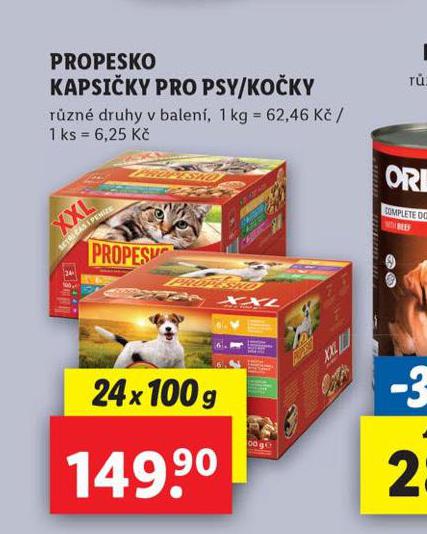 PROPESKO KAPSIKY PRO PSY