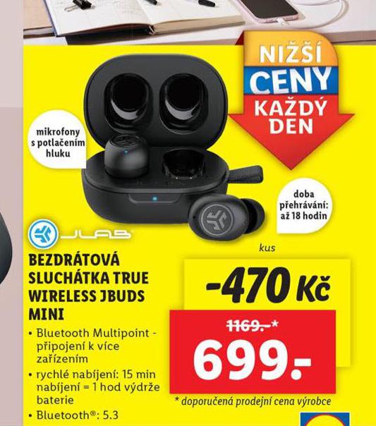 BEZDRTOV SLUCHTKA TRUE WIRELLES JBUDS MINI