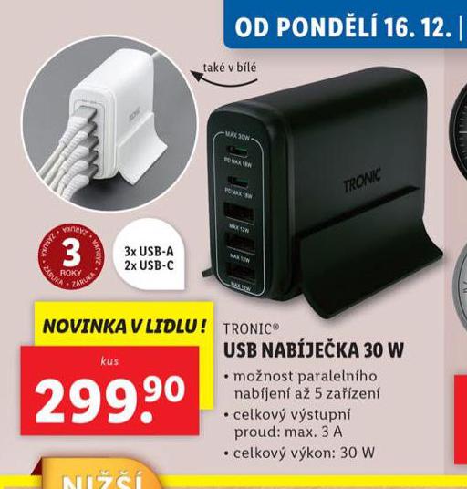 USB NABJEKA 30 W