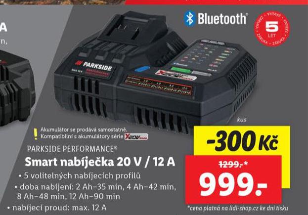 SMART NABJEKA 20 V / 12 A