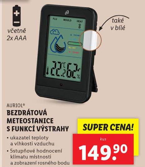 BEZDRTOV METEOSTANICE S FUNKC VSTRAHY