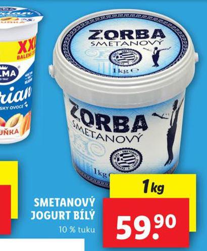 SMETANOV JOGURT