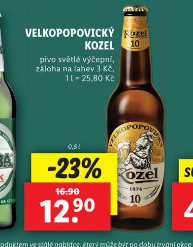 PIVO VELKOPOPOVICK KOZEL