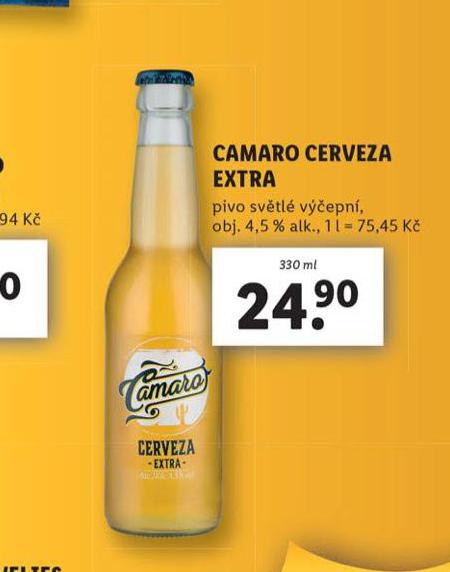 PIVO CAMARO CERVEZA EXTRA