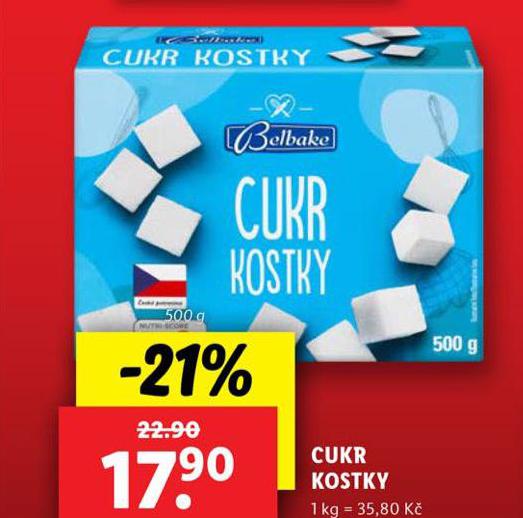 CUKR KOSTKY